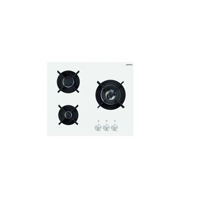Placa De Gas Airlux Av635hwh 3 Fuegos 60cm 6500w Blanco
