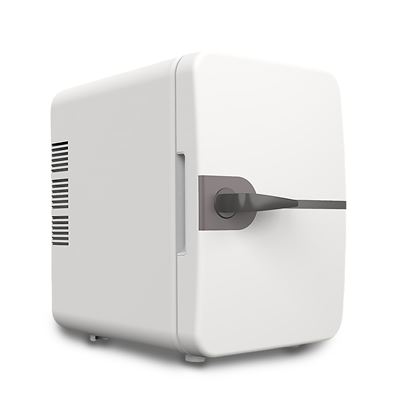 Refrigerador De Belleza Dam Mini Nevera Para Maquillaje Portátil De 6 Litros Modo Frío Y Modo Calor Blanco