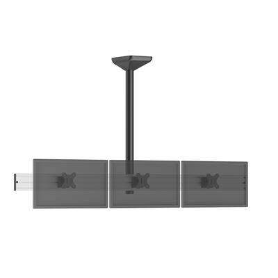 Soporte De Techo Menú Board Kimex 031-4332k1 - Para 3 Pantallas 32"" - Altura 100cm