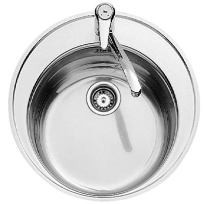 Fregadero Redondo De Acero Inoxidable Teka Centroval Mueble 45 Cms