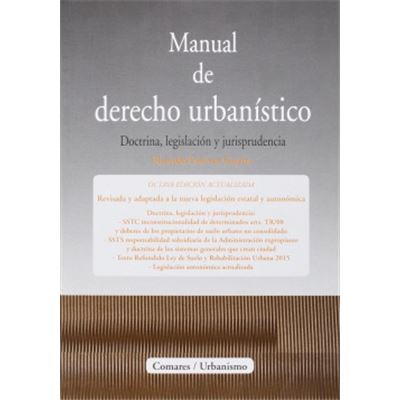 Editorial Comares Manual De Derecho Urbanístico