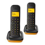 Teléfono Alcatel DECT D135 dúo negro/naranja