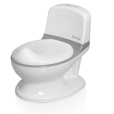 Orinal De Aprendizaje Con Sonido Baninni Pippe Gris Y Blanco