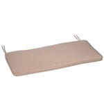 Cojín para banco de exterior lavable Outsunny 110x46x5 cm beige