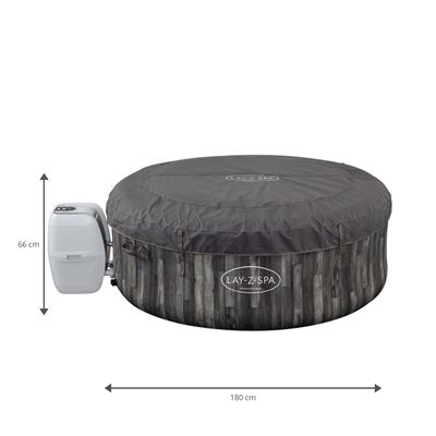 BESTWAY - Spa Hinchable Lay-Z-Spa Bahamas Para 2-4 personas Redondo 180 x  66 cm