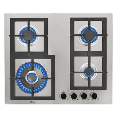 Placa De Gas Teka Efx 60.1 4g Ai Al Dr Ci Btn 4 Fuegos 55cm 8500w Inox