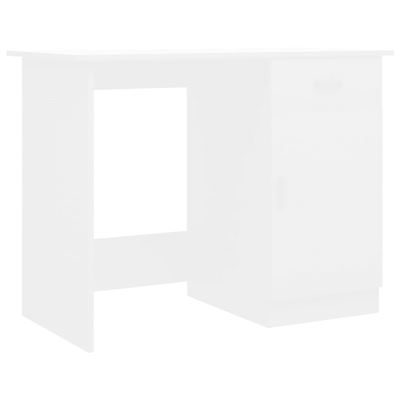 Vidaxl Blanco Escritorio De Aglomerado 100X50x76 Cm