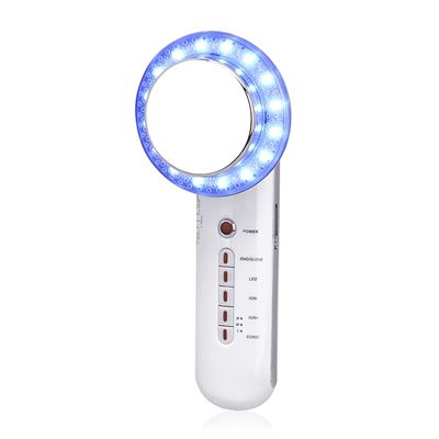 Cuidado De La Piel 6 En 1 Instrumento De Belleza Ultrasónico Ems Dam Blanco