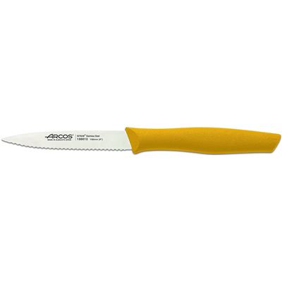 Cuchillo Mondador Arcos Nova Amarillo 100 Mm