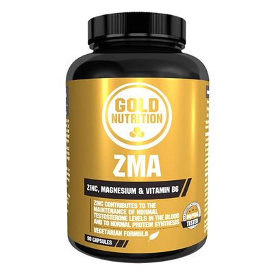 Gold Nutrition - Zma 90 Cápsulas - Zinc, Magnesio Y Vitamina B6