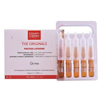 Ampollas Hidratantes Oil-free Para Piel Grasa Martiderm The Originals Proteos Liposome 30 X 2ml