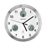 Reloj Bresser MyTime IO con Medición de Temperatura y Humedad - 30cm Blanco