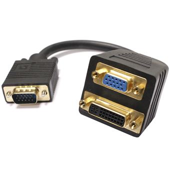 Adaptador Rotor DVI DVI-I H // HD15-M BeMatik