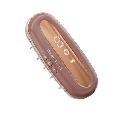 Masajeador Capilar Láser Beautifly Laserboost Pro Con Pantalla Lcd Oro Rosa