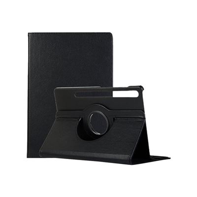Cool Negro Funda Para Samsung Galaxy Tab S7 Fe T736 Polipiel Liso 12.4