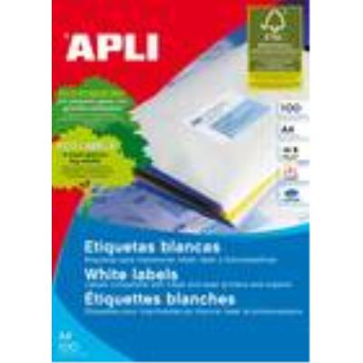 Apli Labels Round Corners 64 X 33.9Mm - Etiquetas Autoadhesivas