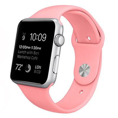 Correa Apple Watch Series 42 / 44 mm Goma Rosa