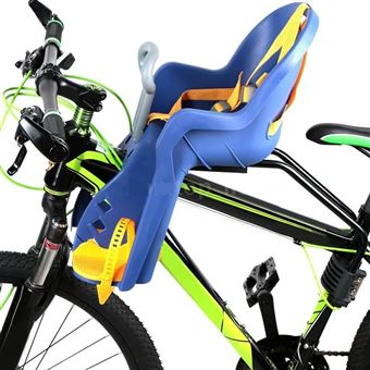 Silla infantil para bicicleta Color Azul/Amarillo - 1