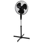 Ventilador de pie ECD Germany 105-120x43 cm negro