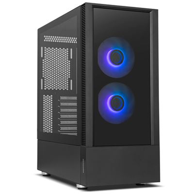 Nox Xtreme Products Semitorre Nox Hummer Nemesis - Micro Atx, Atx, Lateral Y Frontal De Cristal Templado, Ventiladores Infinitos Led Argb, Hasta 8 Ventiladores, Usb 3,Negro0, O