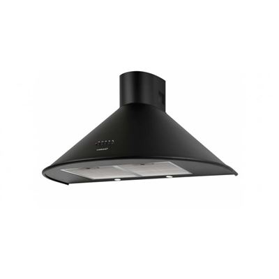 Campana Extractora Decorativa Cata Q 900bk 90cm Negro