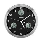 Reloj Bresser MyTime IO con Medición de Temperatura y Humedad - 30cm Negro