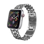 Pulsera Esclava Acero Inoxidable para Apple Watch Plata