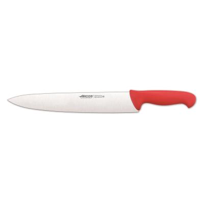Cuchillo De Cocinero Arcos Colour - Prof 292322 De Acero Inoxidable Y Mango Ergonómico - Rojo