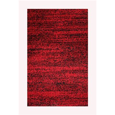 Alfombra Trendy Jasp moderna para o habitación rojo y negro 56x110 cm. matris polipropileno eccox homerug berber marfil 160x230cm