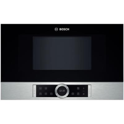 Microondas Bosch Bfr634gs1 900w 21l Negro Acero
