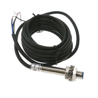 Sensor interruptor de proximidad inductivo BeMatik 6-36 VDC PNP NO M12 Sn:2mm