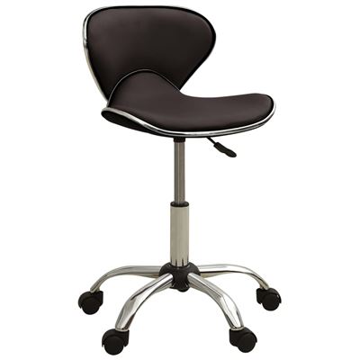 Vidaxl Marrón Silla De Oficina Cuero Sintético