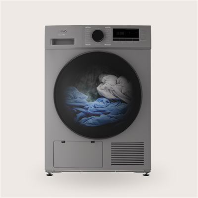 Secadora De Carga Frontal Evvo S8 8kg Rpm Inox A++