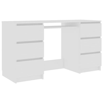Vidaxl Blanco Escritorio De Aglomerado 140X50x77 Cm