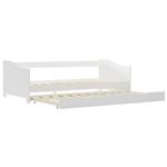 Estructura de sofá cama madera de pino blanco 90x200 cm - vidaXL