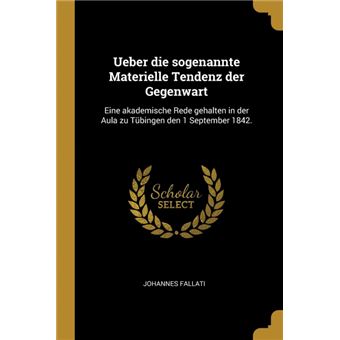Serie ÚnicaUeber die sogenannte Materielle Tendenz der Gegenwart Paperback
