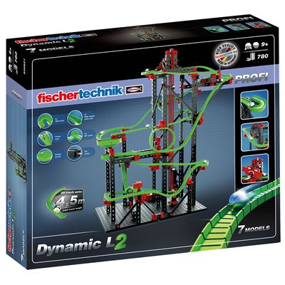 Circuito canicas construcción Fischertechnik Dynamic L2