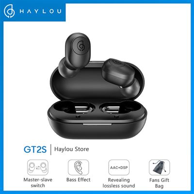 Auriculares Haylou GT2S TWS bluetooth negro