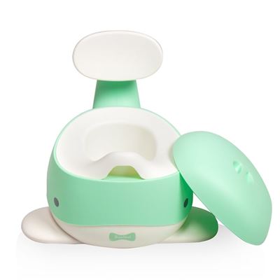 Orinal De Aprendizaje De Niños Baninni Whale Verde Mint Bnca006-mt