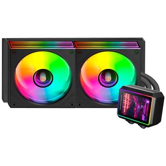Mars Gaming ML-Vision II 240 AIO Flüssigkeitskühlung 500W TDP Pumpe 4. Generation 2x Lüfter Weiß