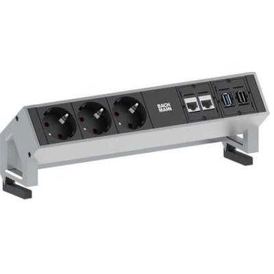 Bachmann 3X Schuko 2X Cat6 1X Hdmi, 1X Usb3.0