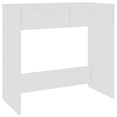Vidaxl Blanco Escritorio De Aglomerado 80X40x75 Cm