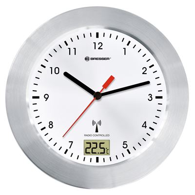 Reloj de baño Bresser MyTime Bath RC - Blanco