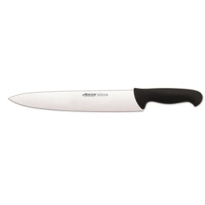 Cuchillo De Cocinero Arcos Colour - Prof 292325 De Acero Inoxidable Y Mango Ergonómico - Negro