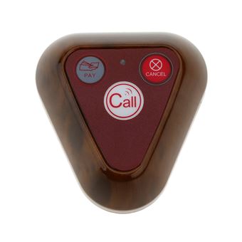 Pulsador emisor transmisor para sistema de llamada inalámbrico PrimeMatik, 500m 3 teclas