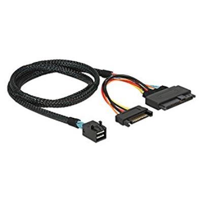 Delock 0.75M, Sff-8643/U.2 Sff-8639+Sata - Cables Serial Attached Scsi (Sas) Grande