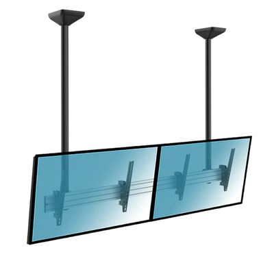 Soporte De Techo Kimex 031-4200k2 2 Pantallas 45""-55"" , Altura 150 Cm