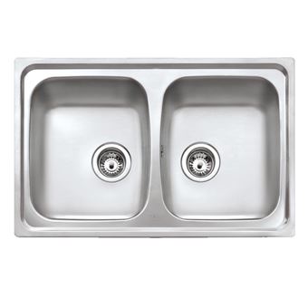 Fregadero Teka Universe 80 T-XP 2C  50 cm inox - 1