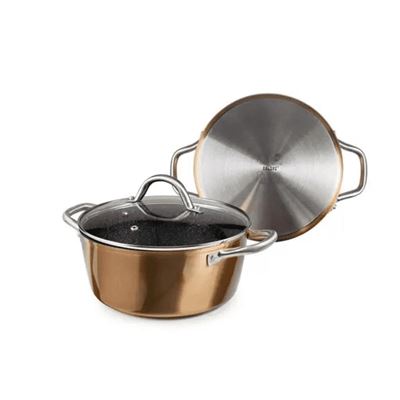 Cacerola De Aluminio Forjado Copper De Ibili 24 X 10,4