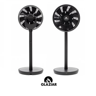 Ventilador De Torre Glaziar F20b Negro